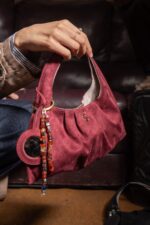 Chamoisette in burgundy - Image 2